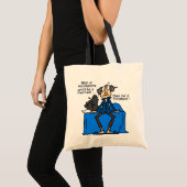 De onvolledige dan Gebeëindigde Humor van het Huwe Tote Bag (Voorkant (product))