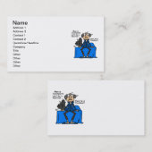 De onvolledige dan Gebeëindigde Humor van het Visitekaartje (Voorkant / Achterkant)