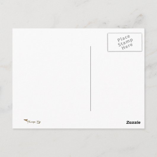 De onvoorziene regen van George Barbier Briefkaart (Achterkant)