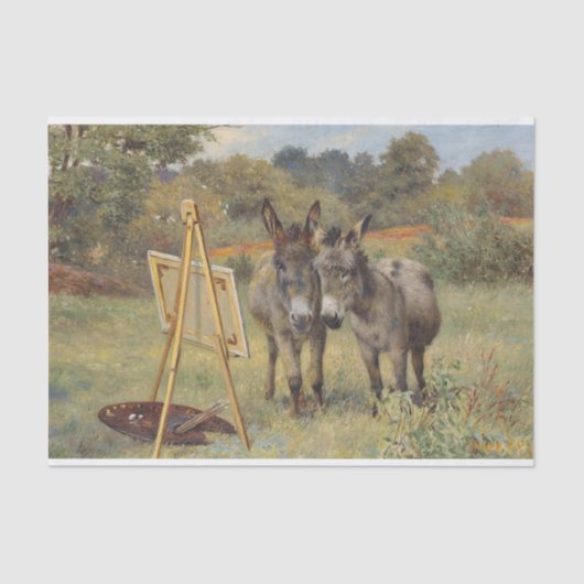 De onwaarschijnlijke kenners, Herbert William Week Tissuepapier (Voorkant)