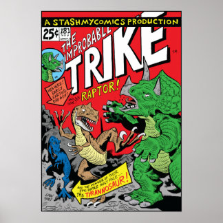 De onwaarschijnlijke Trike van Jim Lawson Print/Po Poster