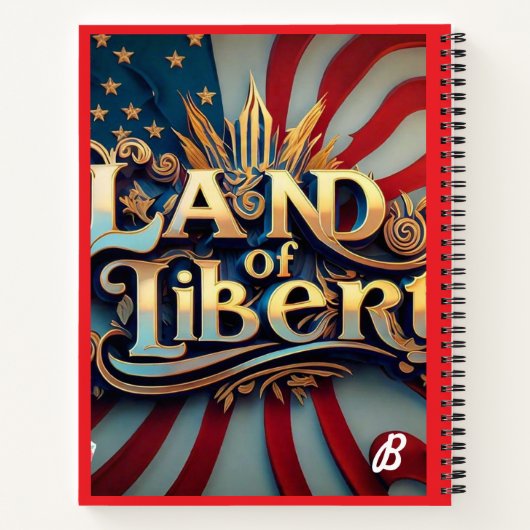 "De onwankelbare basis van vrijheid" Notitieboek (Achterkant)