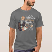 De onwetendheid van Manuscript is.. (St. Jerome) T-shirt (Voorkant)