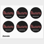 De onwillige ronde sticker (Vel)