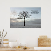 De onwrikbare zomer - Licht in de donkere winter Poster (Keuken)