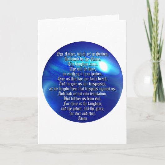 De Onze Vader Kaart (Voorkant)