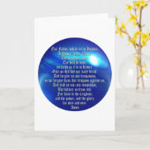 De Onze Vader Kaart (Gele Bloem)