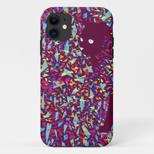 De onzichtbare kat - iPhone 5 Hoesje (Achterkant)