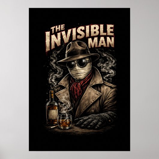 De onzichtbare man poster (Voorkant)
