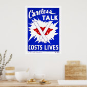 De onzorgvuldige Kosten van de Bespreking leven 19 Poster (Keuken)