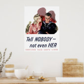 De onzorgvuldige Kosten van de Bespreking leven —  Poster (Keuken)