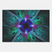 De Oog Abstracte Kunst Inpakpapier Vel (Voorkant 3)