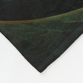 De Oog van de Jungle Abstracte Kunst Fleece Deken (Hoek)