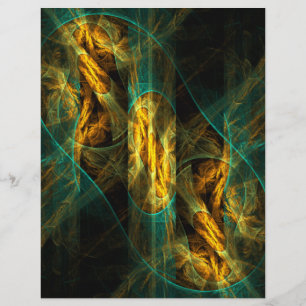 De Oog van de Jungle Abstracte Kunst Flyer