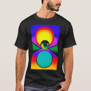 De Oogdruppel Ken Gage Psychedelische Kunst T-shirt