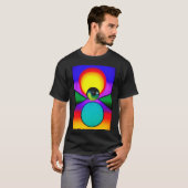 De Oogdruppel Ken Gage Psychedelische Kunst T-shirt (Voorkant volledig)