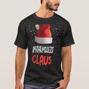 De Oogheelkundige Claus Oogheelkunde Kerstmis T-shirt