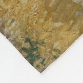 De oogst bij La Crau Vincent Van Gogh Fleece Deken (Hoek)