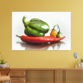 De oogst canvas afdruk (Insitu (Woonkamer))