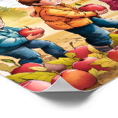 De oogst is overvloedige Christelijke Kwekerij Kun Poster (Hoek)