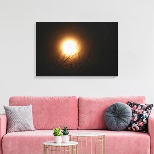 DE OOGST MAAN canvas (Insitu (Woonkamer))