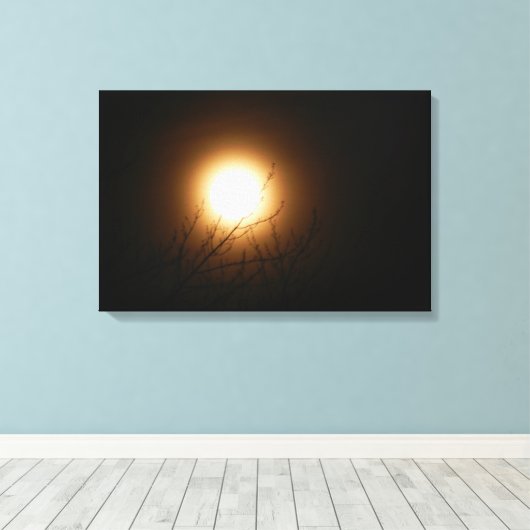 DE OOGST MAAN canvas (Insitu (Houten vloer))