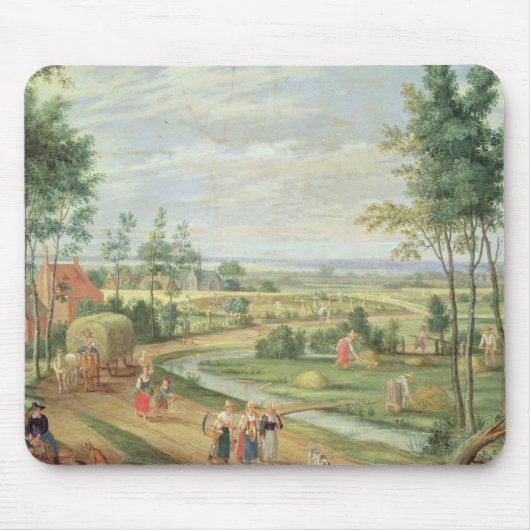 De oogst of de zomer muismat (Voorkant)
