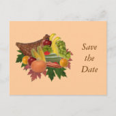 De oogst Save the Date Briefkaart (Voorkant)