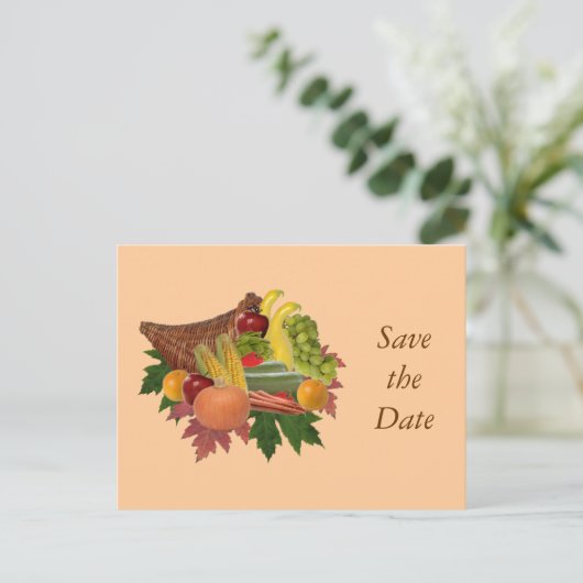 De oogst Save the Date Briefkaart (Staand voorkant)