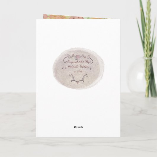 De Oogst van het Voedsel van de Overvloed van Gaia Kaart (Achterkant)