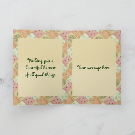 De Oogst van het Voedsel van de Overvloed van Gaia Kaart (Binnen)