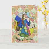 De Oogst van het Voedsel van de Overvloed van Gaia Kaart (Gele Bloem)