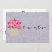 De oogst van pony's sparen de datum save the date (Voorkant / Achterkant)