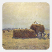 De oogst vierkante sticker (Voorkant)