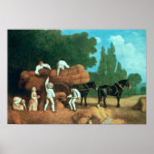 De oogst Wagon Poster (Voorkant)