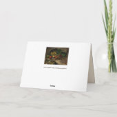 de oogst wenskaart kaart (Achterkant)