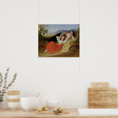 De oogsten van de druiven poster (Keuken)