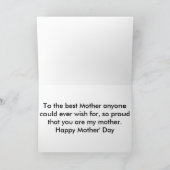 de oogster, Happy Mothers Day Kaart (Binnen)