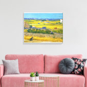 De Oogstkat Canvas Print (Insitu (Woonkamer))
