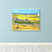 De Oogstkat Canvas Print (Insitu (Houten vloer))