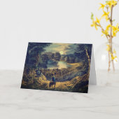 De oogstmaan, koerier en leven: leeg kaart (Gele Bloem)