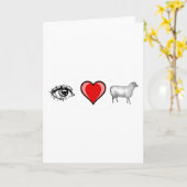 De Ooi van het Hart van het oog Kaart (Gele Bloem)