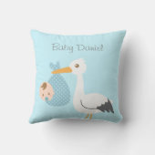 De ooievaar levert het Leuke Decor van de Zaal van Kussen (Achterkant)