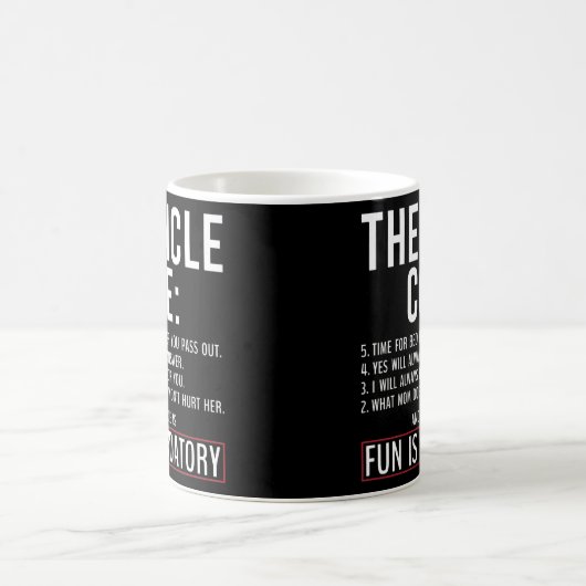 De oom Code Fun in Mandatory Family Brother Koffiemok (Center)