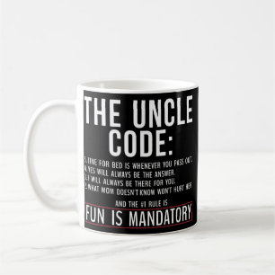 De oom Code Fun in Mandatory Family Brother Koffiemok