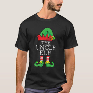 De Oom Elf Kerst Bijpassende Groep Xmas Pyjama T-shirt