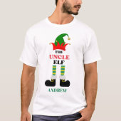 De oom Elf persoonlijke Kerstmis T-shirt (Voorkant)