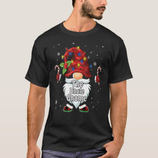 De oom Gnome Kerstfeest Funny Matching Familie T-shirt