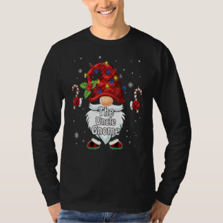 De oom Gnome Kerstfeest Funny Matching Familie T-shirt