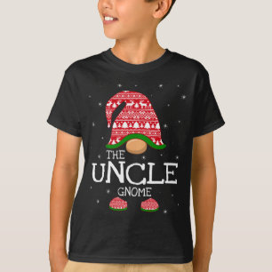 De oom Gnome kerstwedstrijd komt overeen met de ke T-shirt